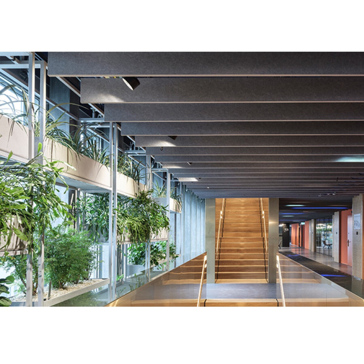 Impact Acoustic 'Straight' Modular Ceiling Baffles - 1800 x 1800 x 280mm - Sold as a Modular Unit