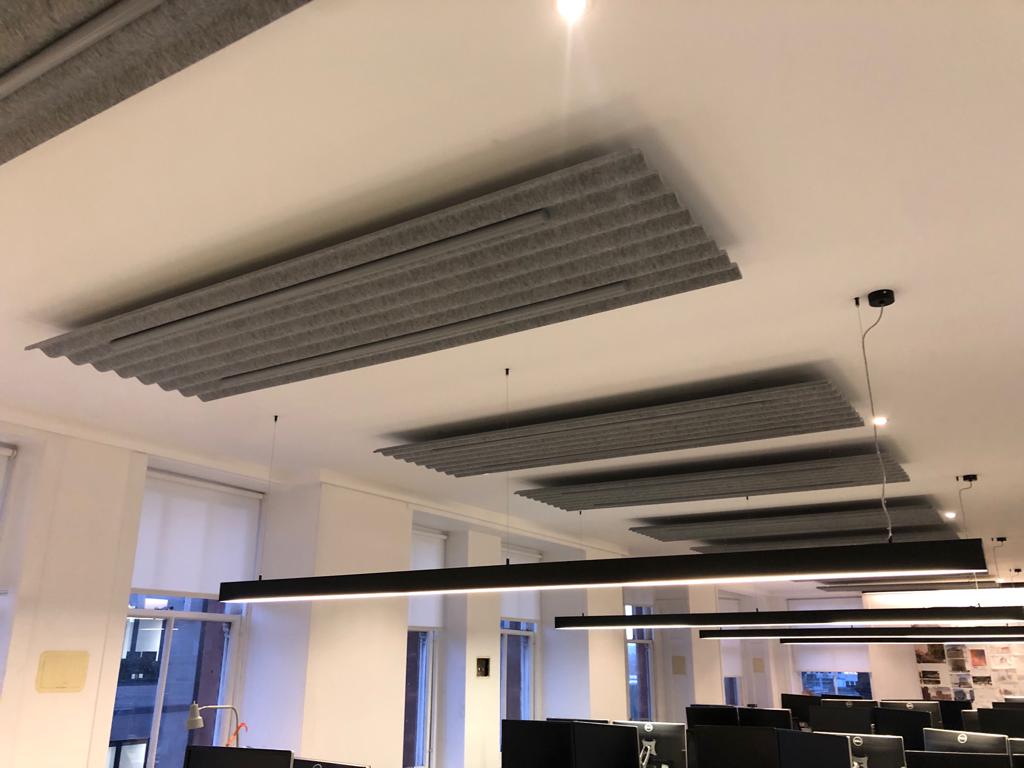 De Vorm 'Mute Flow Floating' Ceiling Panel - 2390 x 790mm