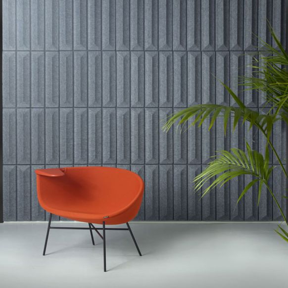 Offecct 'Soundwave Ceramic' Acoustic Panel - 585 x 585mm