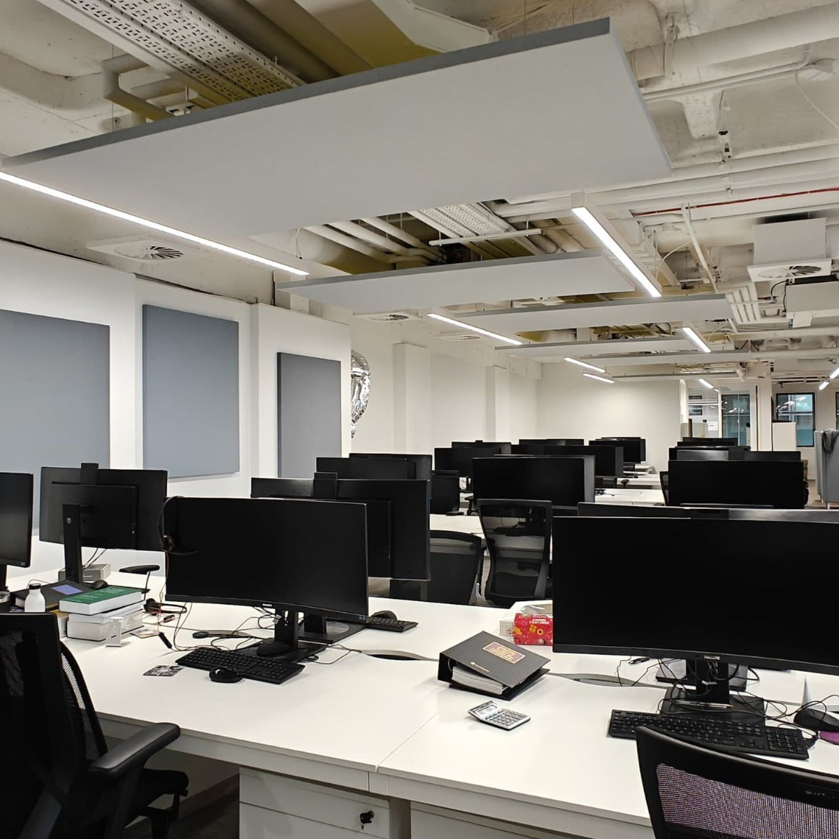 Fabric Wrapped Rectangle Acoustic Raft - Multiple Sizes