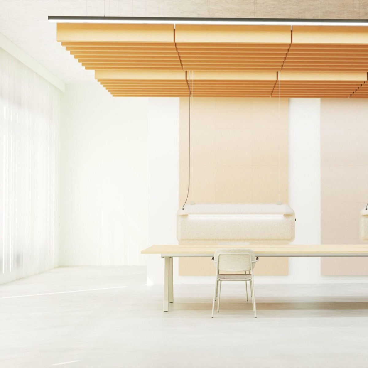 ReFelt 'Double' Acoustic Baffles Straight - 1800 x 1200mm