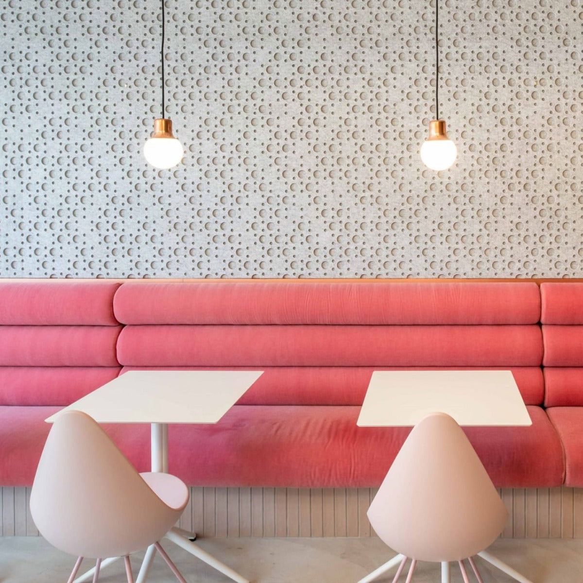 ReFelt 'Dots' Thru Cut Acoustic Panels - 1200 x 600mm (2/pack)