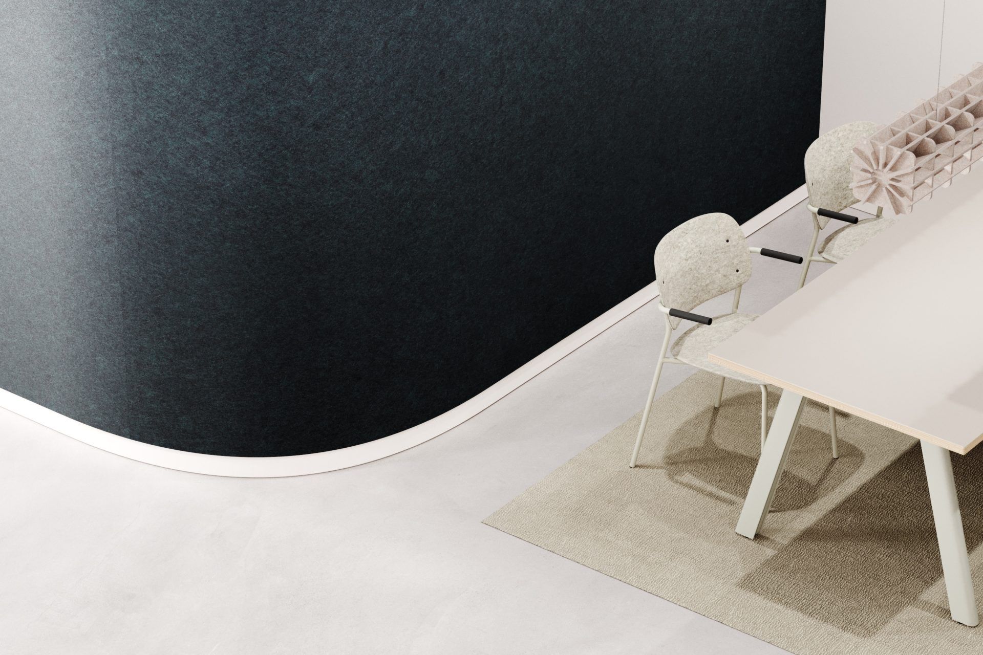 Refelt Standard PET Felt FlexiPanel for office use