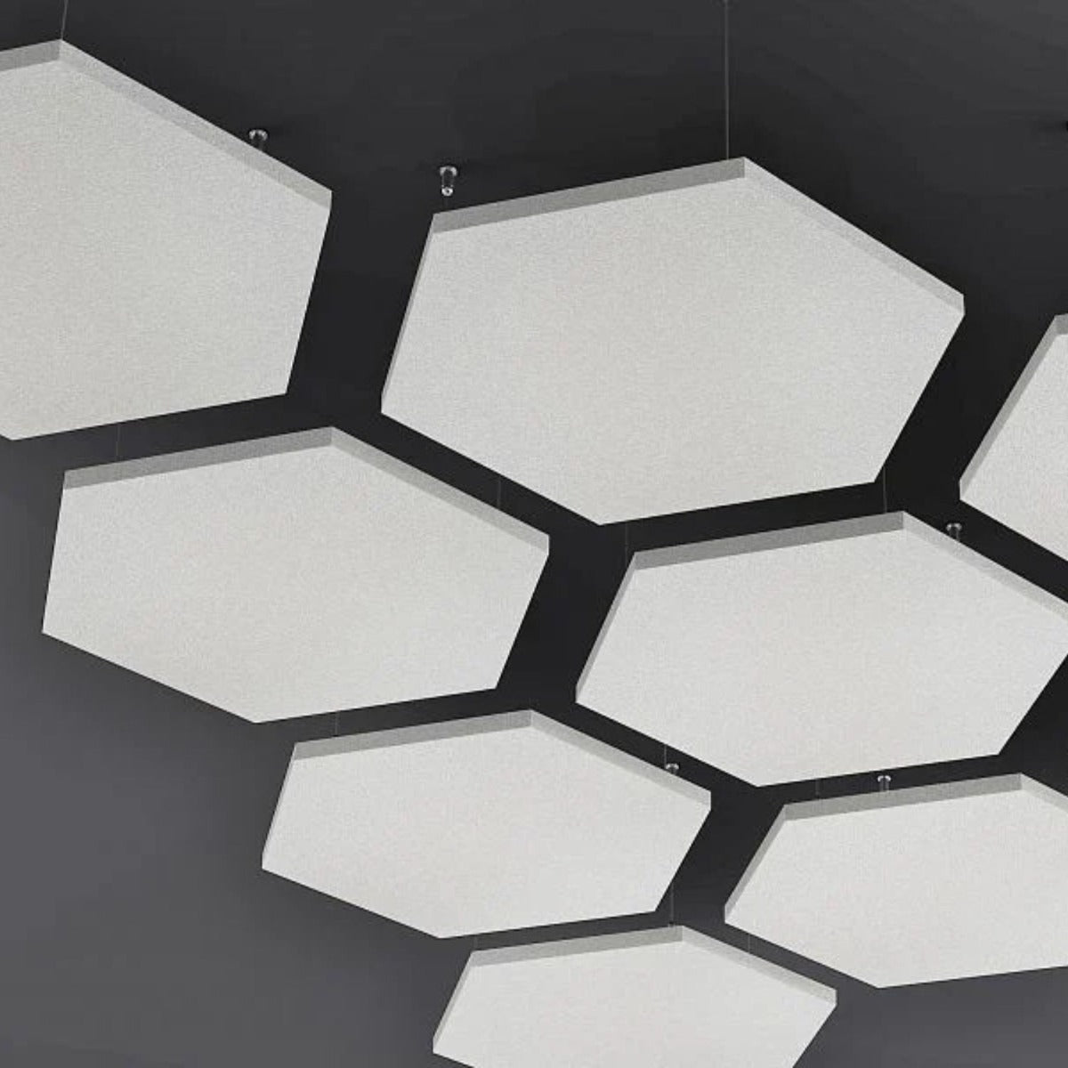SilentSpace Hexagon Acoustic Rafts - Multiple Sizes