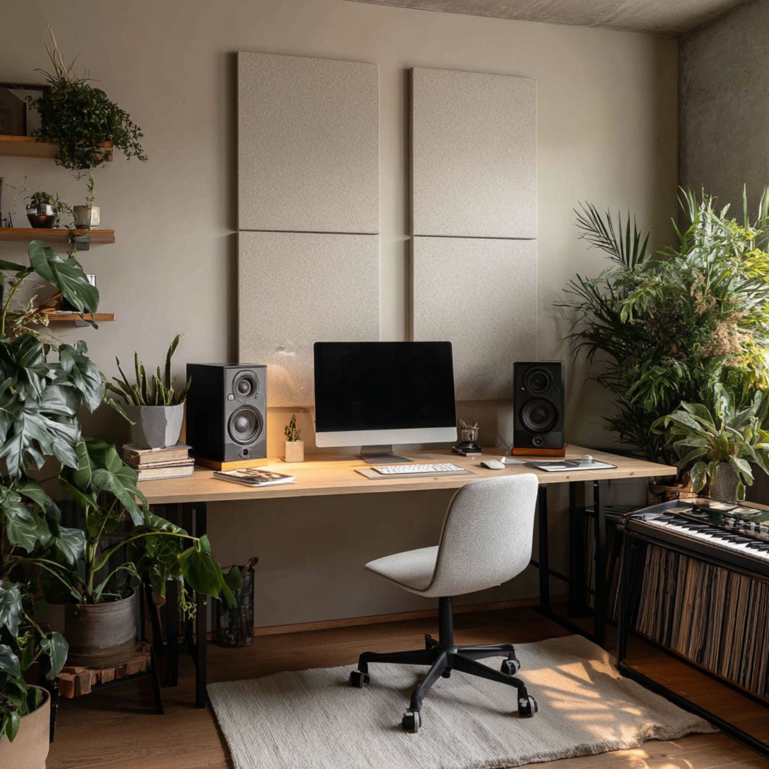 SilentSpace square acoustic wall panels