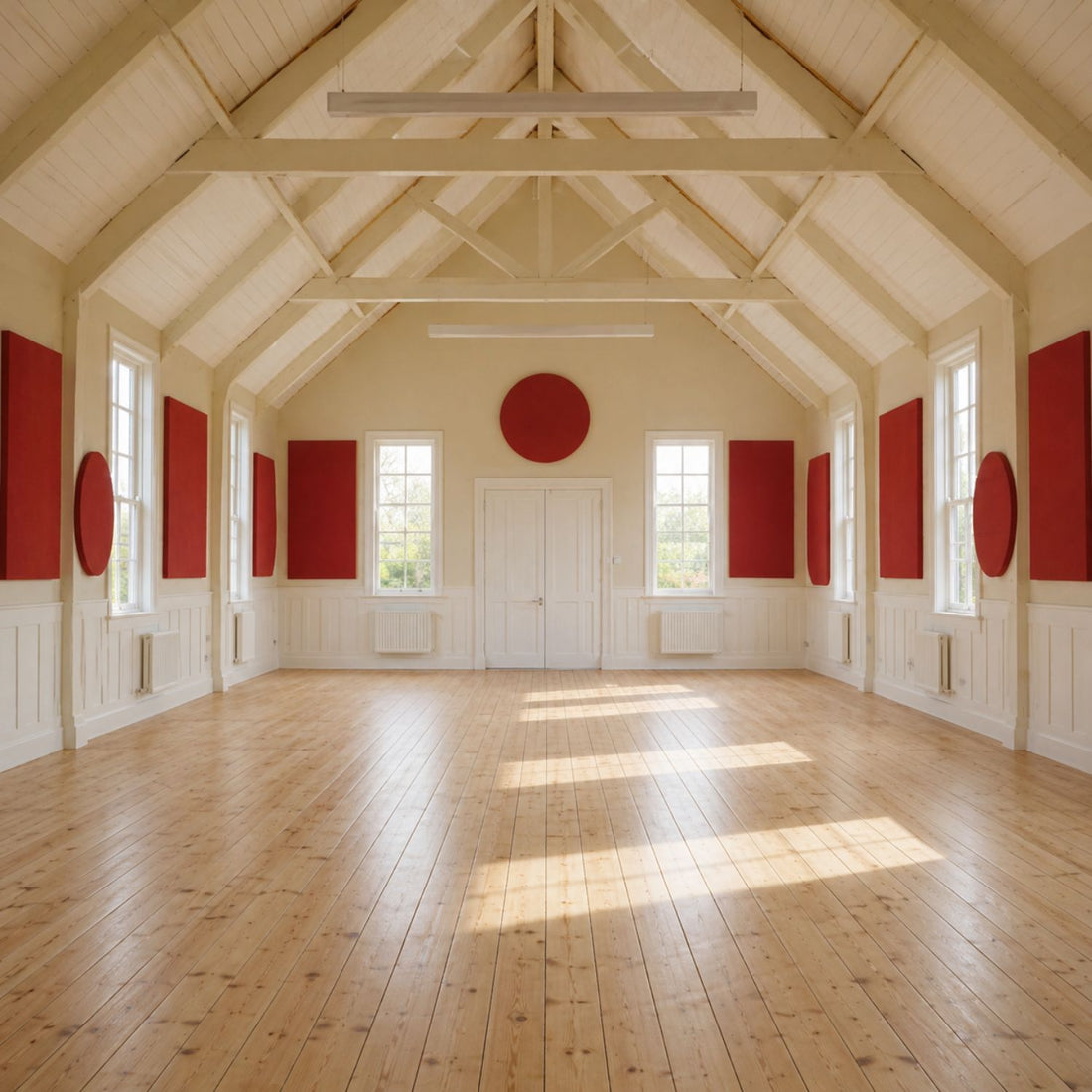 SilentSpace Impact Resistant Circle Acoustic Panels - Multiple Sizes