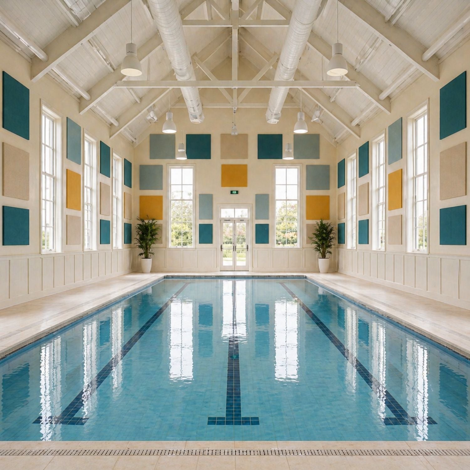 SilentSpace Impact Resistant Square Acoustic Panels - Multiple Sizes