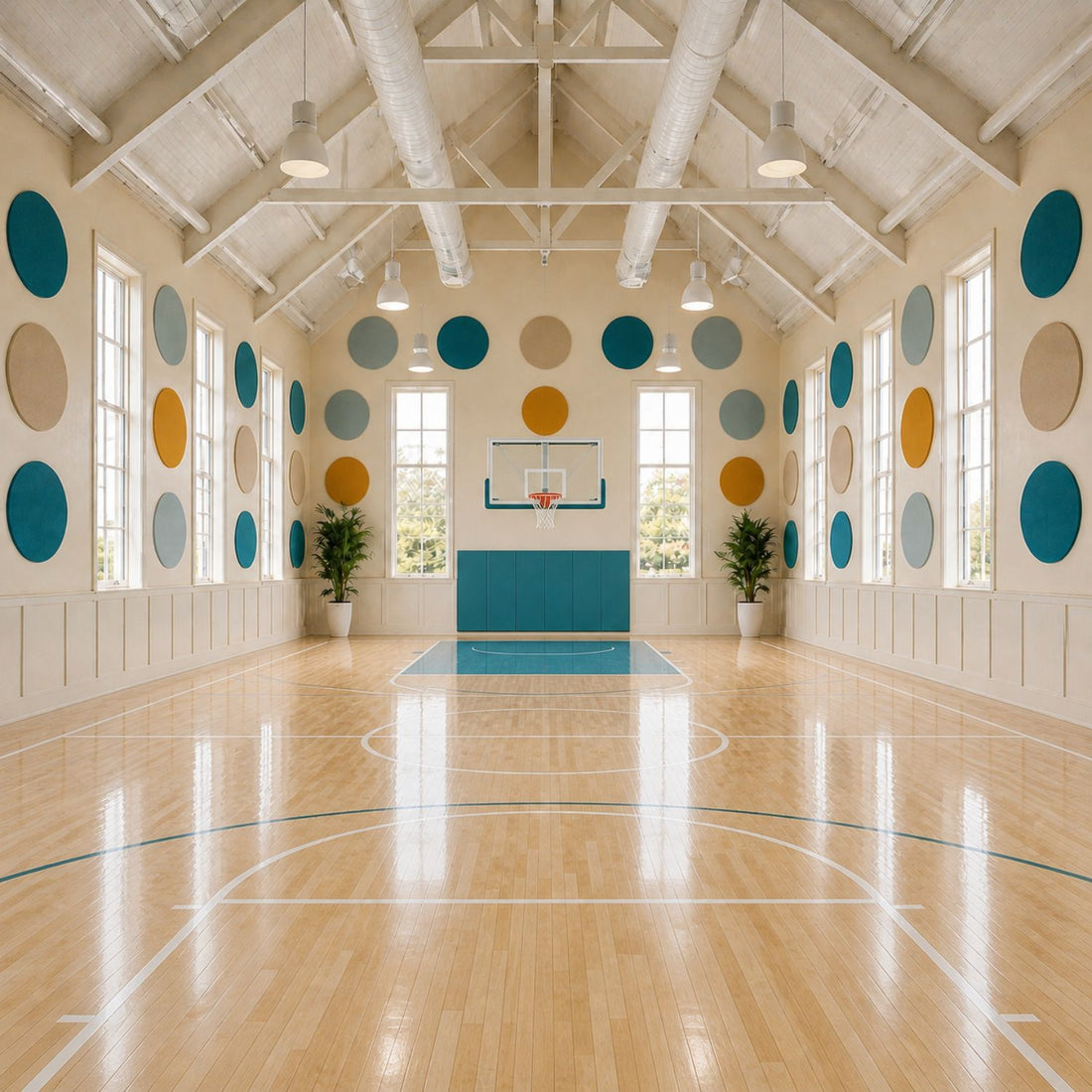 SilentSpace Impact Resistant Circle Acoustic Panels - Multiple Sizes