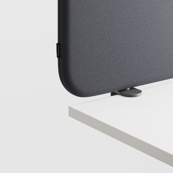 Abstracta Softline 30 Desk Screen - Clamp Set Included