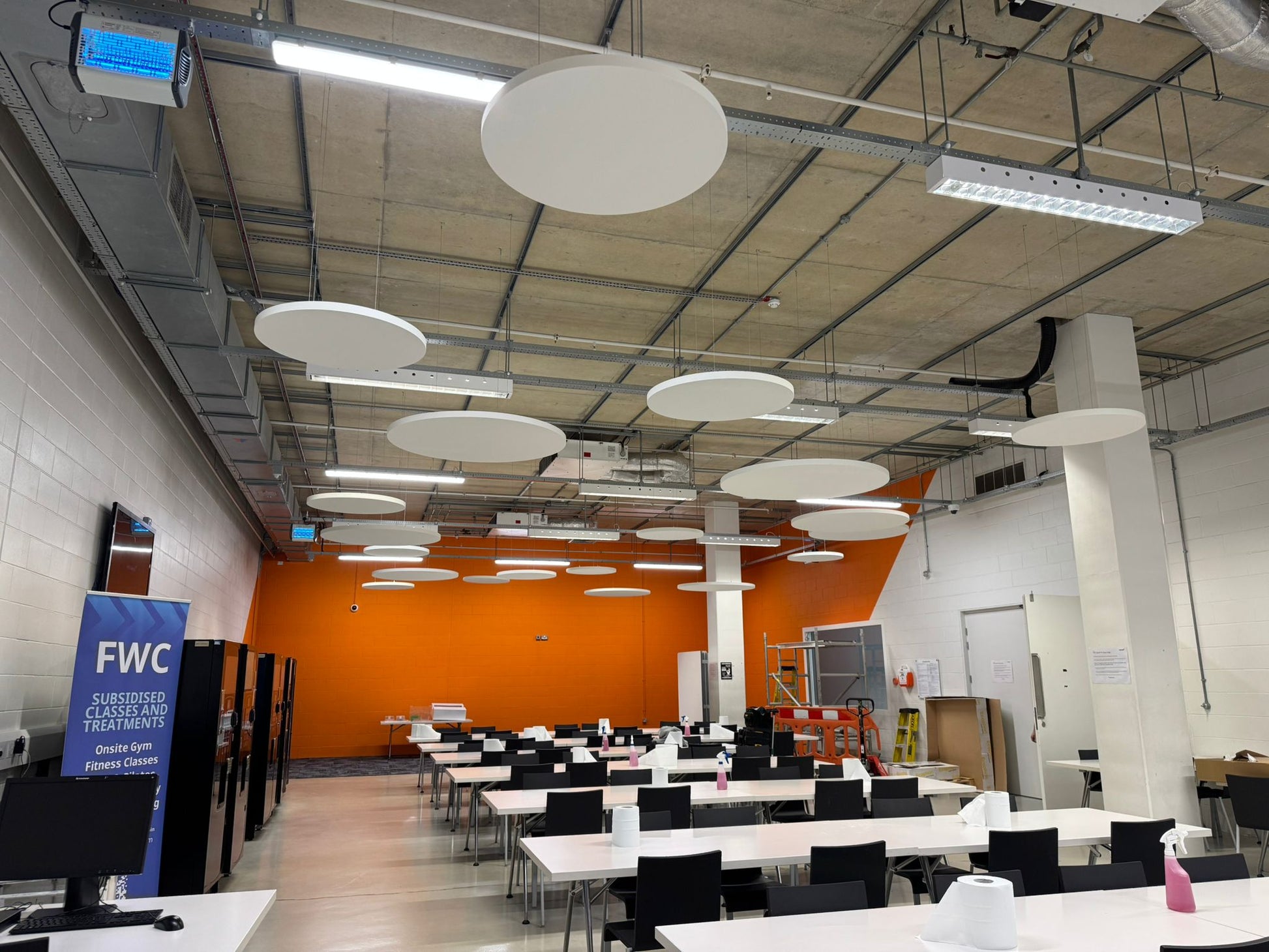 Ecophon Solo Circle - Suspended Acoustic Ceiling Raft - Multiple Sizes (Pack of 4 panels)