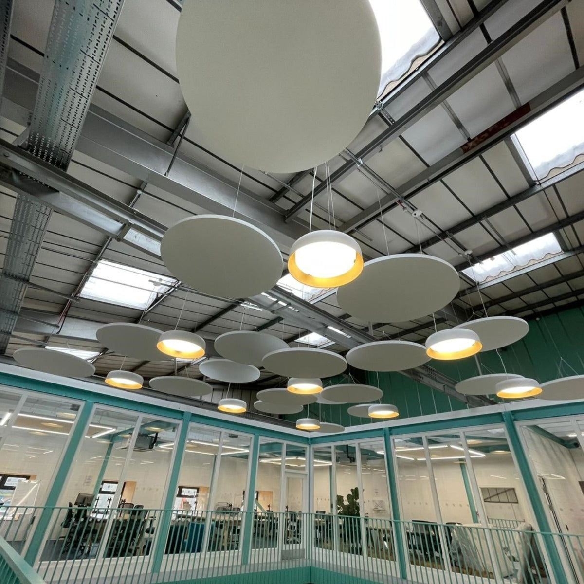 Ecophon Solo Circle - Suspended Acoustic Ceiling Raft - Multiple Sizes (Pack of 4 panels)