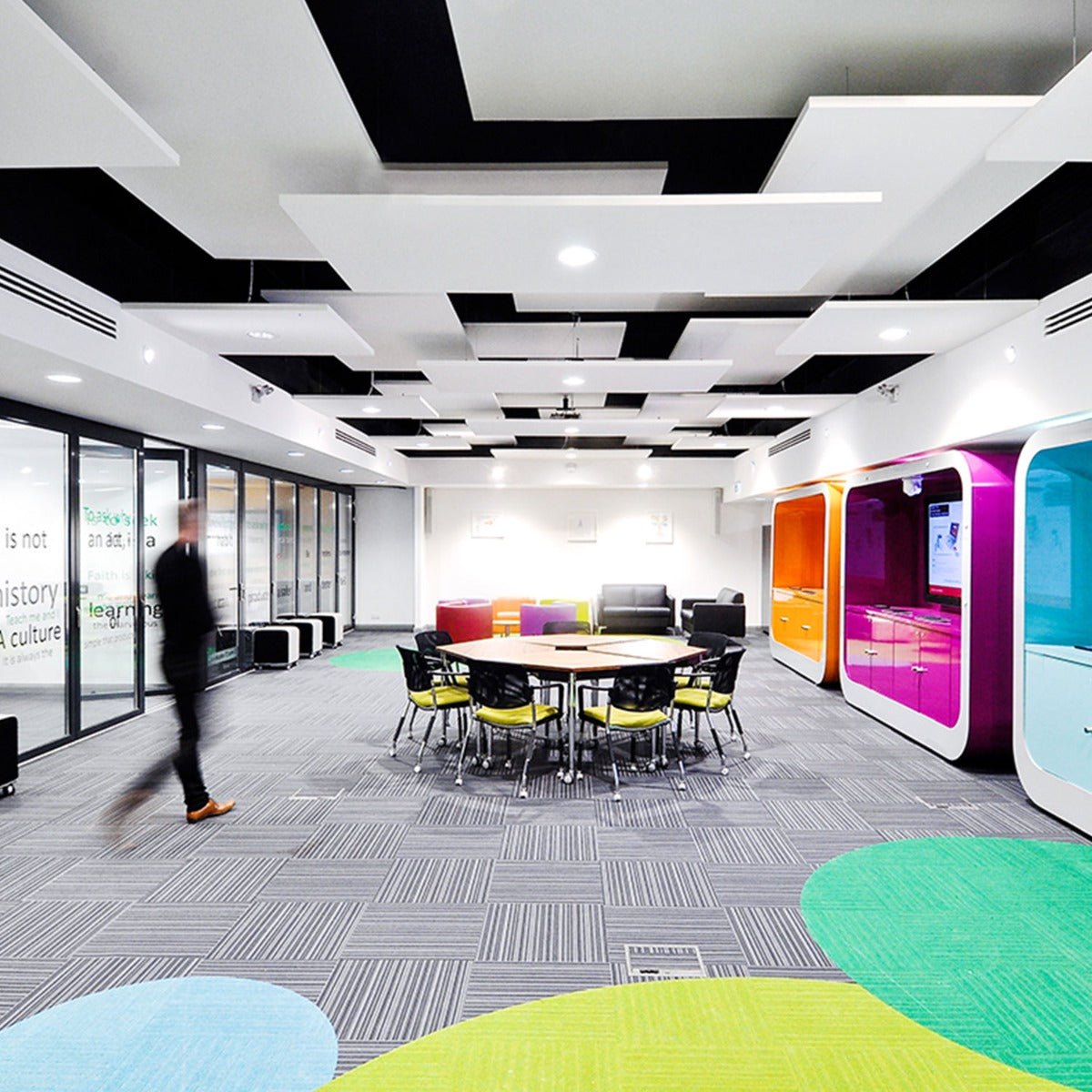 Ecophon 'Solo' Rectangle - Suspended Acoustic Ceiling Raft - 1800 x 1200mm (Packs of 2)