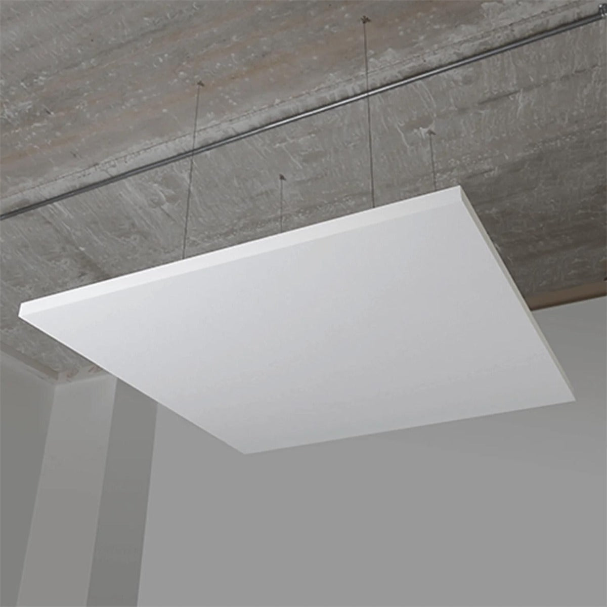 Ecophon ‘Solo’ Square Kit– Acoustic Ceiling Rafts – 1200 x 1200mm. White Frost.