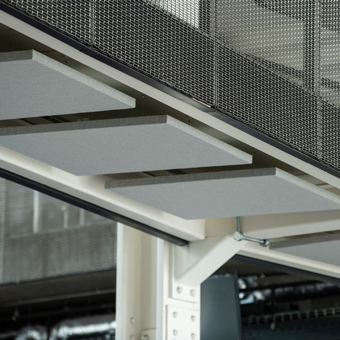 SilentSpace Fabric Wrapped Acoustic Ceiling Raft - Custom Sizes 
