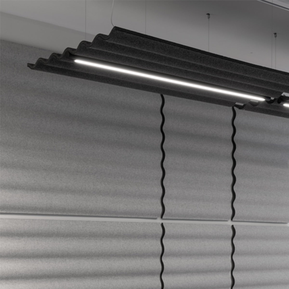 Abstracta 'Scala Ceiling' Acoustic Panel with or without Lighting - 1600 x 1207mm