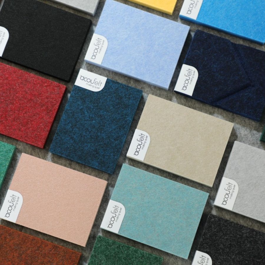 Acoufelt Filasorb Colour Samples