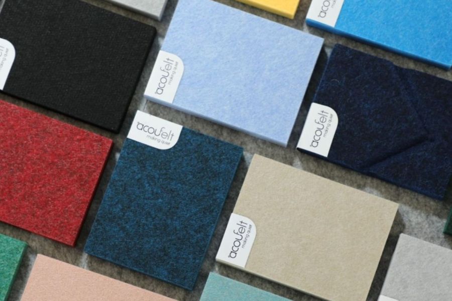 Acoufelt Filasorb Colour Samples