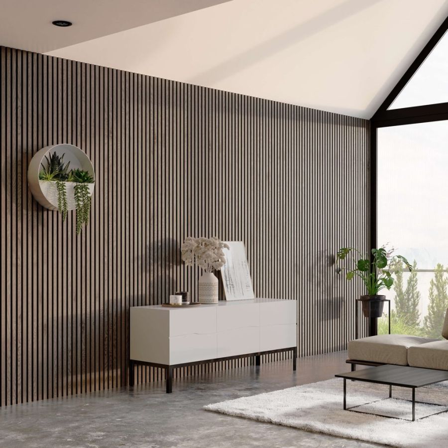 Acoustic Slat Wall Panels Eco Sound - 2400 x 600mm
