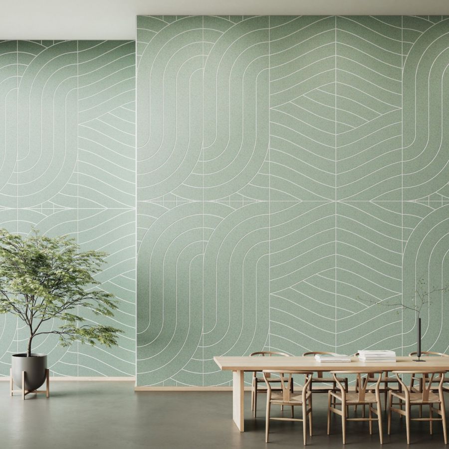 BAUX Acoustic X-FELT Wall Tiles - 600 x 600mm