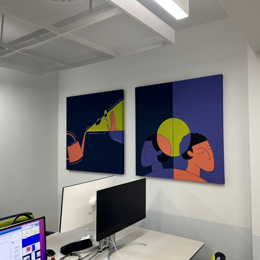 SilentSpace Printed Art Acoustic Panels - Multiple Sizes