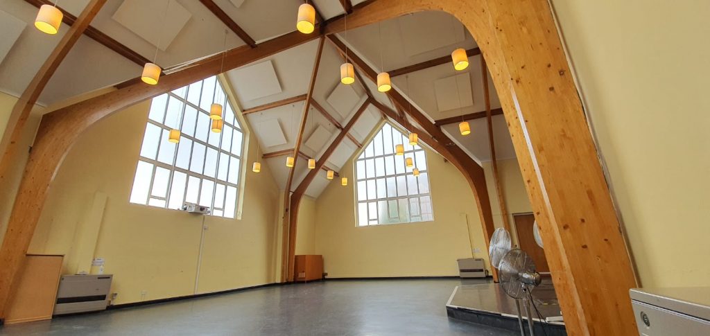 Village hall interior